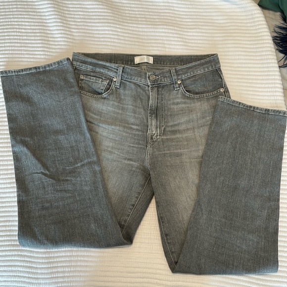 7 for all Mankind cropped straight jeans - Picture 1 of 7